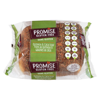 Promise Gluten Free Quinoa & Chia Loaf 480 g, $1.98/100g