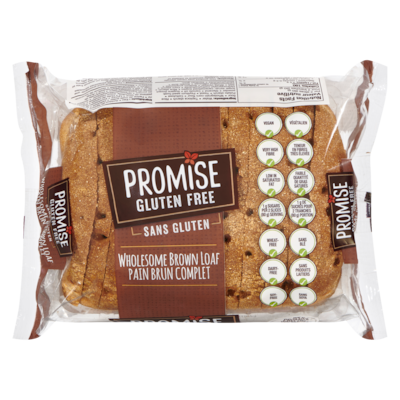 Promise Gluten Free Wholesome Brown Loaf 480 g, $1.98/100g