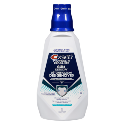 Crest Gum Detoxify Mouthwash 1 l, $1.35/100ml