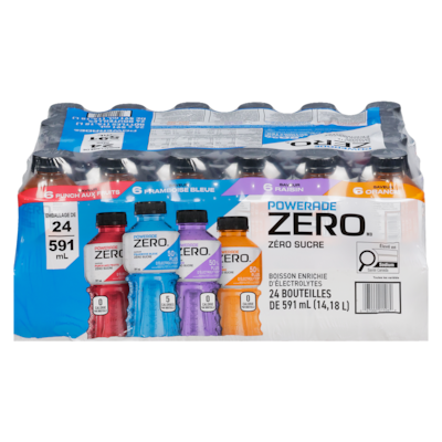 Powerade Boisson enrichie d'électrolytes 24x591.0 ml, 0,16 $/100ml