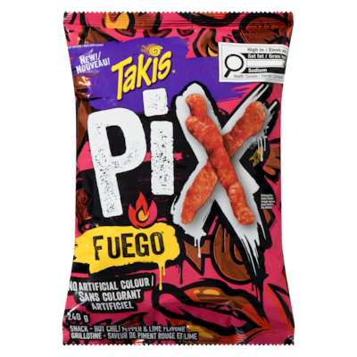 Takis Snack Hot Chili Pepper & Lime Flavour 240 g, $1.66/100g