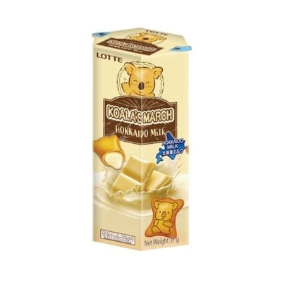 Lotte Koala's March Hokkaido Milk Biscuit Snack Cream Filled Cookies 195 g, $3.99/100g