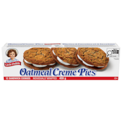 Little Debbie Oatmeal Cream Pie 459 g, $1.09/100g
