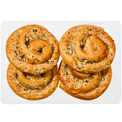 null Swirl Onion Buns, 4-Pack 305 g, $1.80/100g
