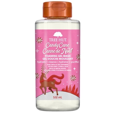 Tree Hut Gel nettoyant moussant pour le corps Candy Cane 510 g, 2,94 $/100g