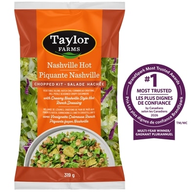 Taylor Farms Salade hachée piquante Nashville Salades Hachées 319 g, 1,41 $/100g