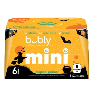 Bubly Sparkling Water Tropical Potion Sparkling Water 6x222.0 ml, $0.37/100ml