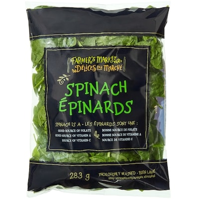 Délices du Marché Épinards 283 g, 1,06 $/100g