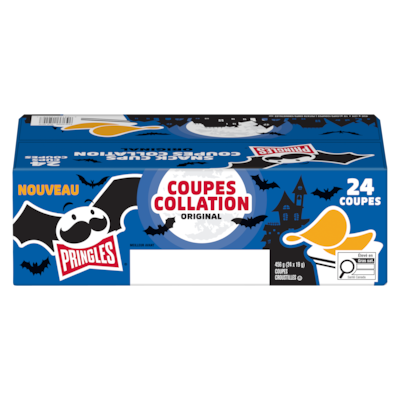 Pringles Croustilles coupes collation original 24x19.0 g, 2,85 $/100g