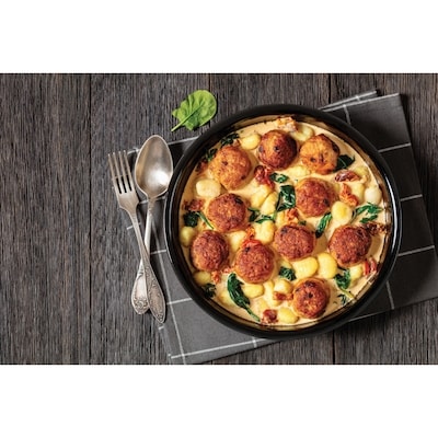 Boulettes de poulet entièrement cuites rapini parmigiano