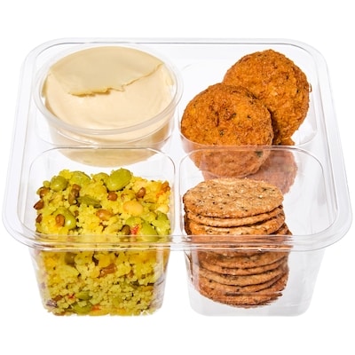 Falafel & Seven Grain Salad Bento Snack Box
