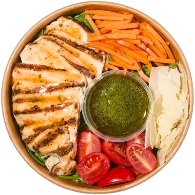 null Bol garni au poulet au pesto 335 g, 2,99 $/100g