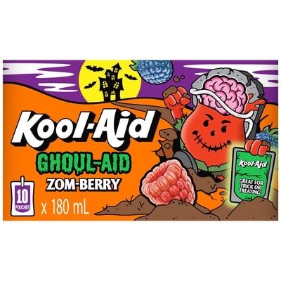 Kool-Aid Ghoul-Aid Zom-Berry Jammers 10x180.0 ml, $0.28/100ml
