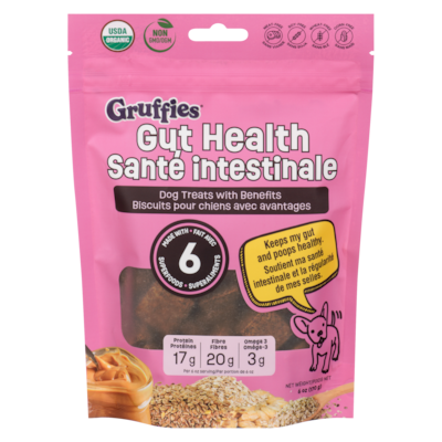 Gruffies Dog Treats With Benefits Gut Health 170 g, $5.29/100g