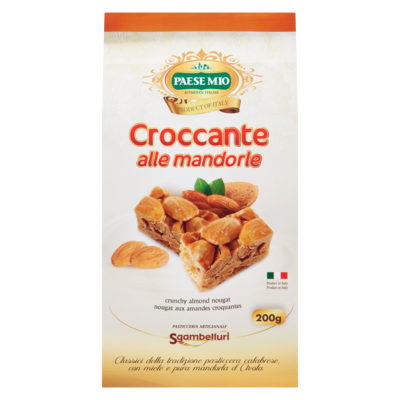 Paese Mio Crunchy Almond Nougat 250 g, $4.40/100g