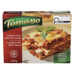 Tomasso Lasagne avec sauce la viande 340 g, 1,76 $/100g