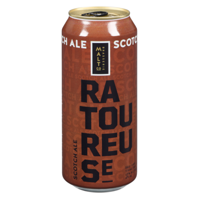 Brasserie MALT Co Bière forte scotch ale ratoureuse (Pièce d’identité requise au moment du ramassage) 473 ml, 1,06 $/100ml