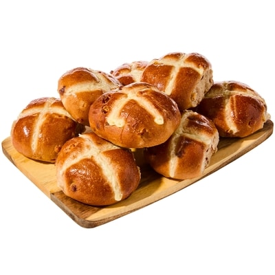 Apple Cinnamon Hot Cross Buns, 8-Pack