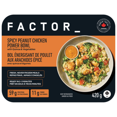Spicy Peanut Chicken Power Bowl