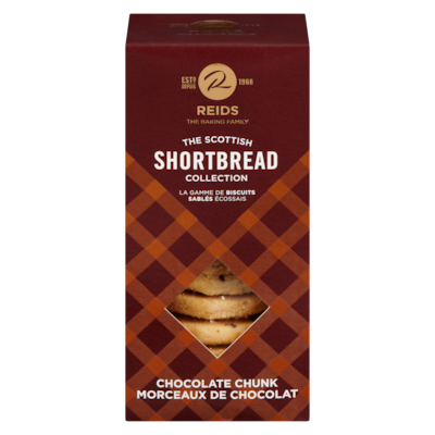 Reids The Scottish Shortbread Collection Chocolate Chunk 150 g, $5.19/100g