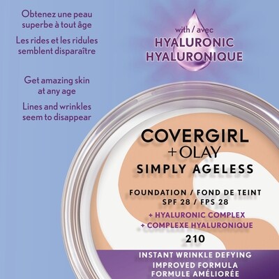 Simply Ageless Instant Wrinkle Defying Foundation With Hyaluronic Complex, Vitamin C, and Niacinamide - Spf 28, 100% Cruelty-Free 5