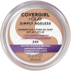 Fond de teint Simply Ageless Instant Wrinkle Defying avec complexe hyaluronique, vitamine C et niacinamide - Spf 28, 100% Sans Cruauté 1