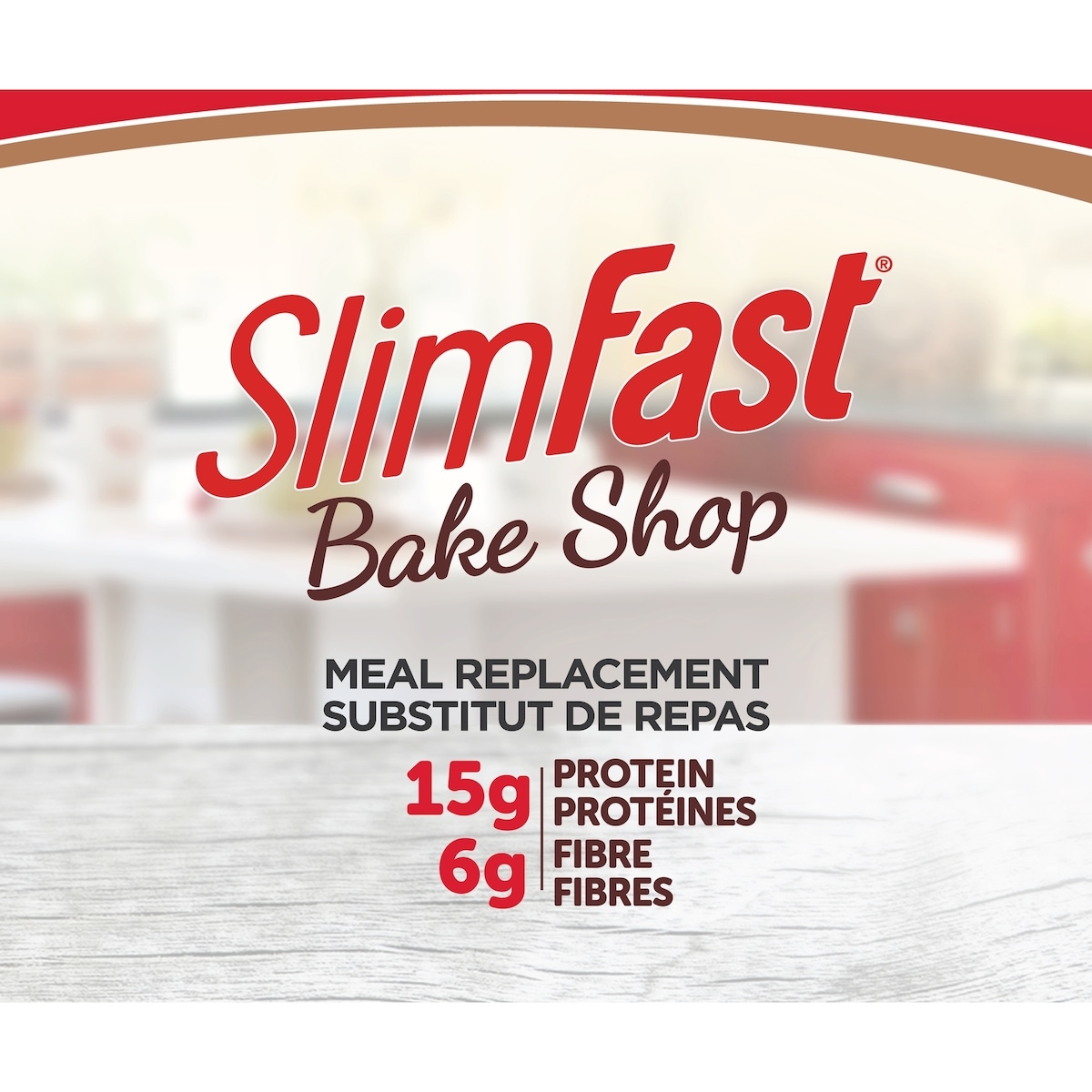Barres de remplacement de repas Bake Shop avec 15 g de protéines et 6 g de fibres