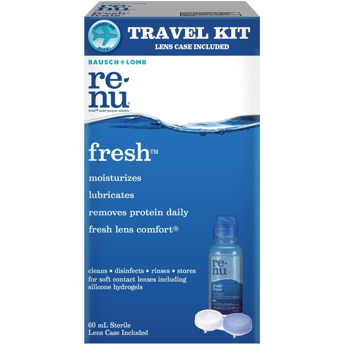 Solution polyvalente renu frais trousse de voyage