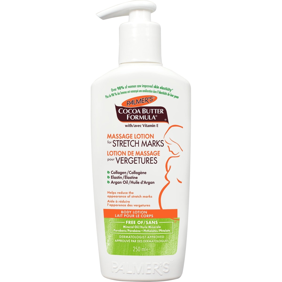 Palmers Cocoa Butter Formula® Massage Lotion for Stretch Marks and Pregnancy Skin Care 250 mL