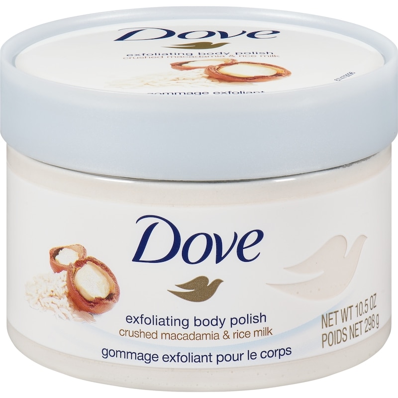 Dove Exfoliating Body Polish Macadamia & Rice Milk 298g | Shoppers