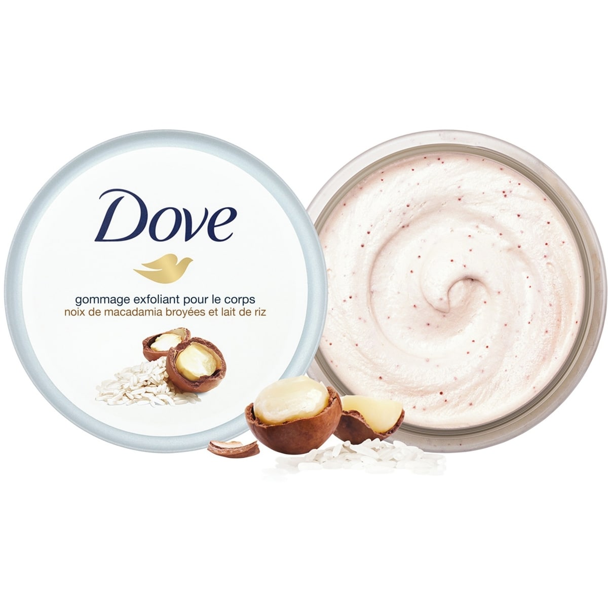 Dove Exfoliating Body Polish Macadamia & Rice Milk 298g | Shoppers