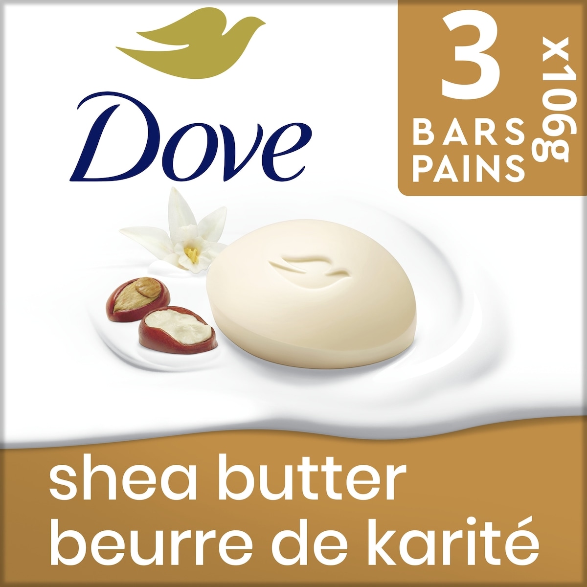 Dove Pampering Beauty Bar for healthy-looking skin Shea Butter and