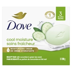 Refreshing Beauty Bar for revitalized skin Cucumber and Green Tea 106 g 3 count 1