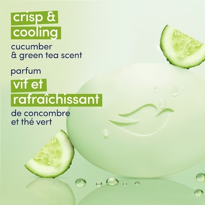 Refreshing Beauty Bar for revitalized skin Cucumber and Green Tea 106 g 3 count 6
