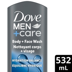 Men+Care Body and Face Wash with 24H Nourishing Micromoisture, Hydration Balance, Men's Body Wash, 532mL 2