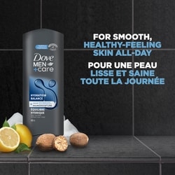 Men+Care Body and Face Wash with 24H Nourishing Micromoisture, Hydration Balance, Men's Body Wash, 532mL 6
