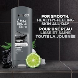 Men+Care  Body and Face Wash  Purifying Charcoal + Clay for Men with 24-Hour Nourishing Micromoisture Technology 532 ml 7