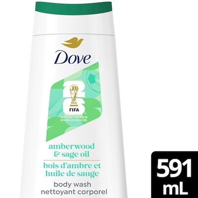 Limited Edition FIFA Body Wash Amberwood & Sage Oil, 591ml 2