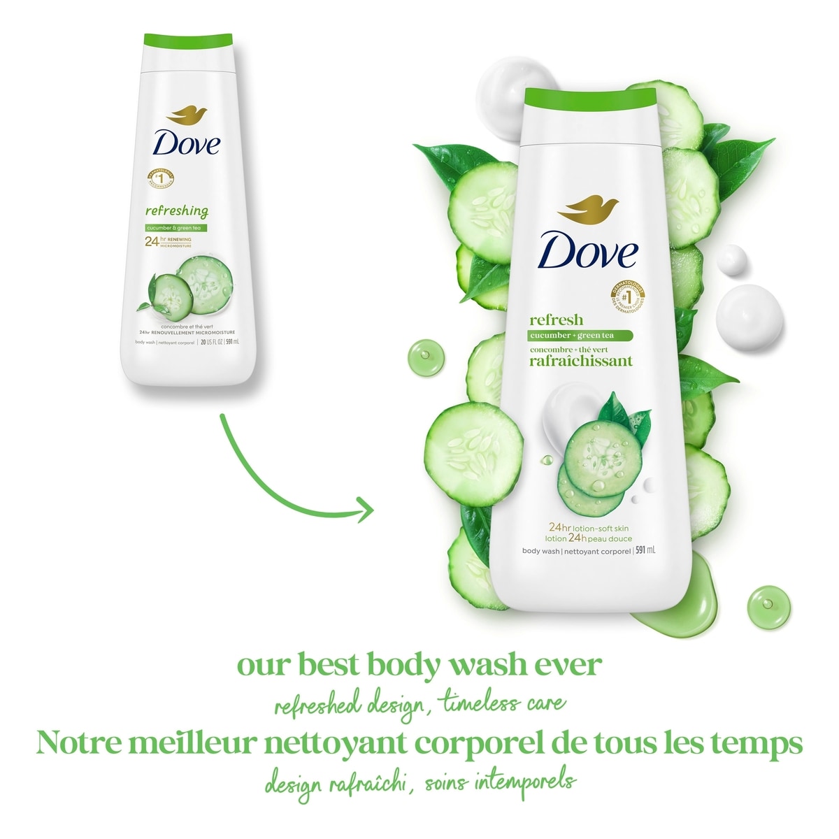 Refreshing Body Wash for renewed