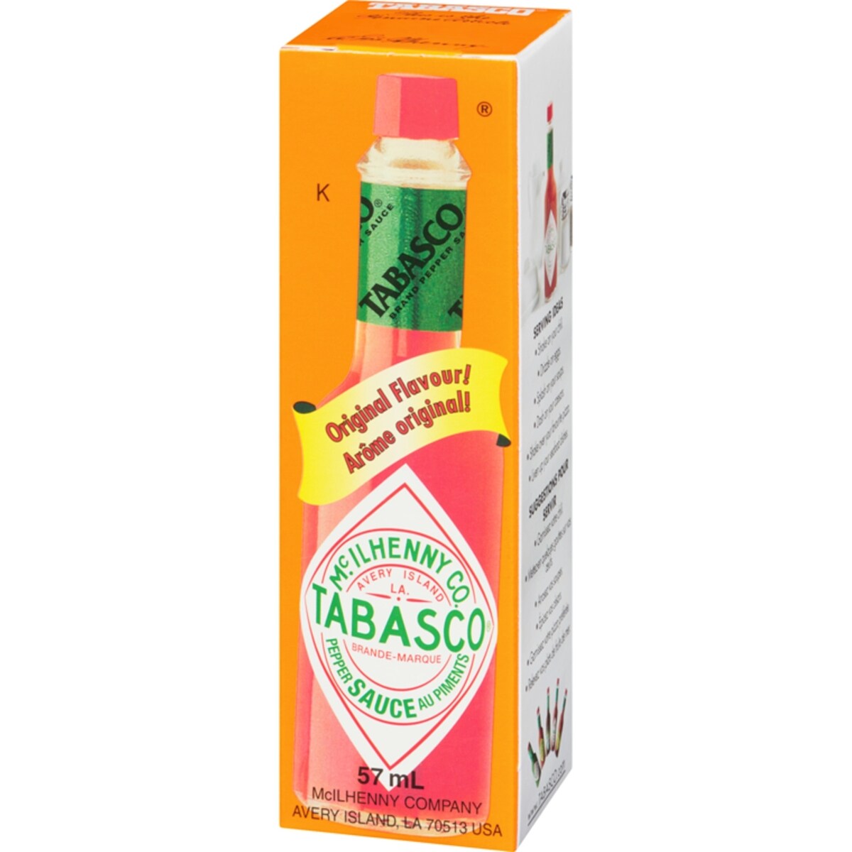 Tobasco Sauce rouge originale