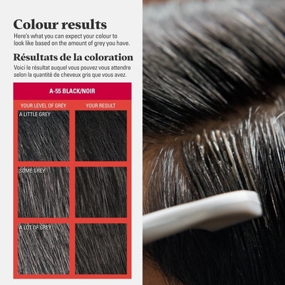 Easy Comb-In Color, Hair Coloring for Men with Comb Applicator - Black, A-55 4