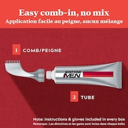 Easy Comb-In Color, Hair Coloring for Men with Comb Applicator - Black, A-55 5