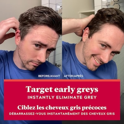 Easy Comb-In Color, Hair Coloring for Men with Comb Applicator - Darkest Brown/Black, A-50 6