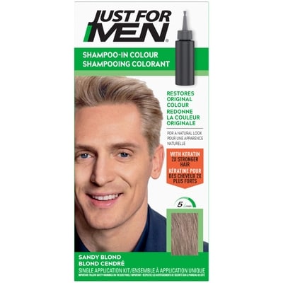 Shampoo-In Color, Hair Coloring for Men - Sandy Blond, H-10