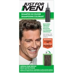 Shampoo-In Color, Hair Coloring for Men - Medium-Dark Brown, H-40 1