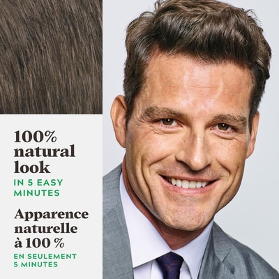 Shampoo-In Color, Hair Coloring for Men - Medium-Dark Brown, H-40 3
