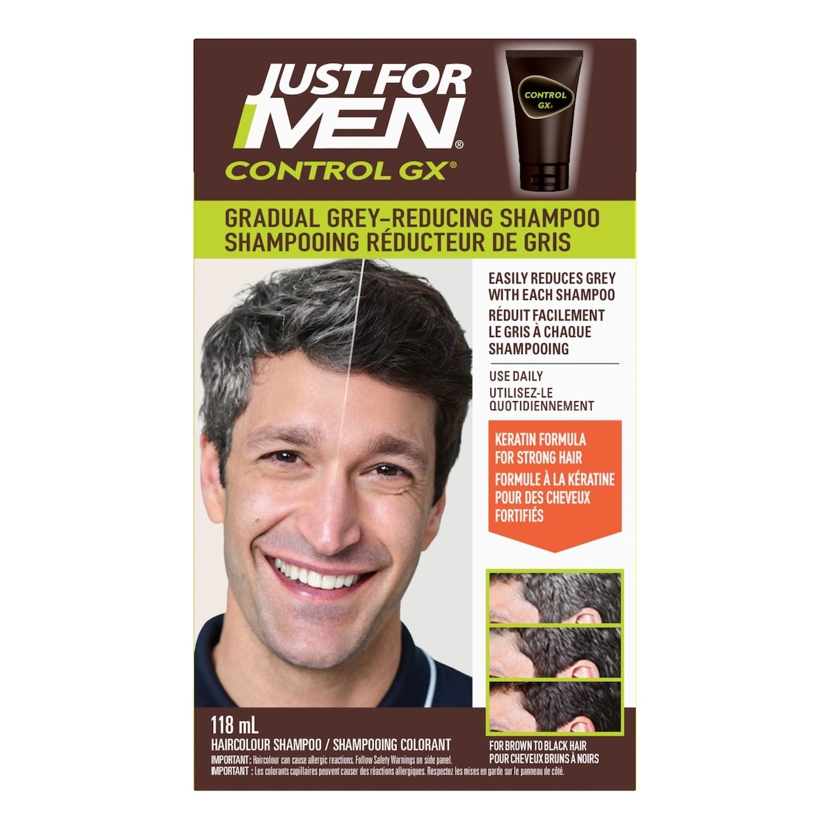 Just For Men Just For Men Control GX Grey Reducing Shampoo 118 mL