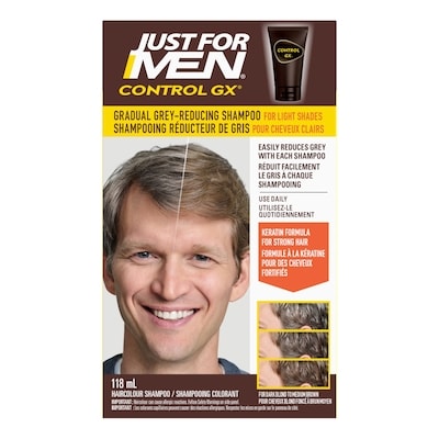 Control GX Light Shades Grey Reducing Shampoo, For Lighter Shades of Hair