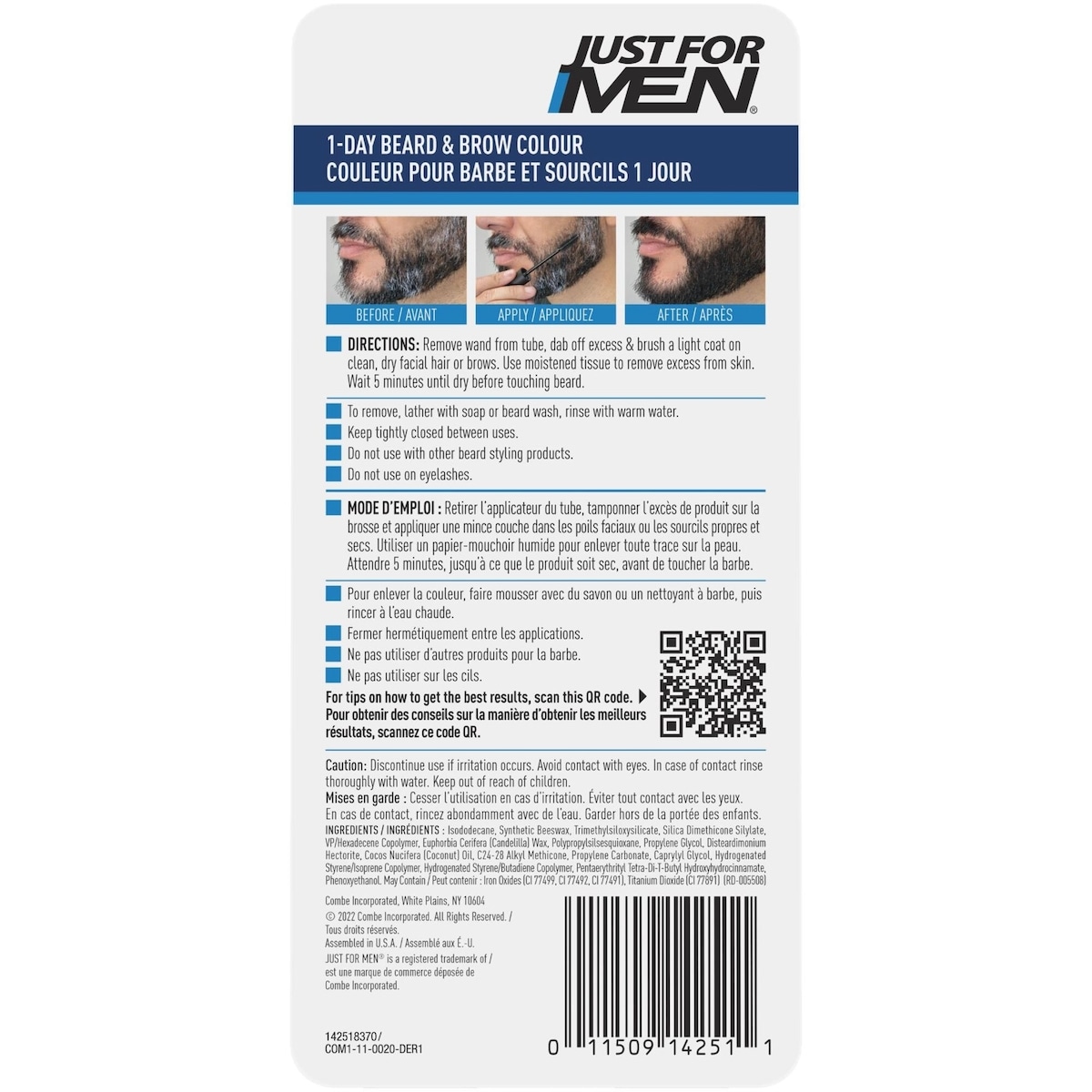 1-Day Beard & Brow Colour Black