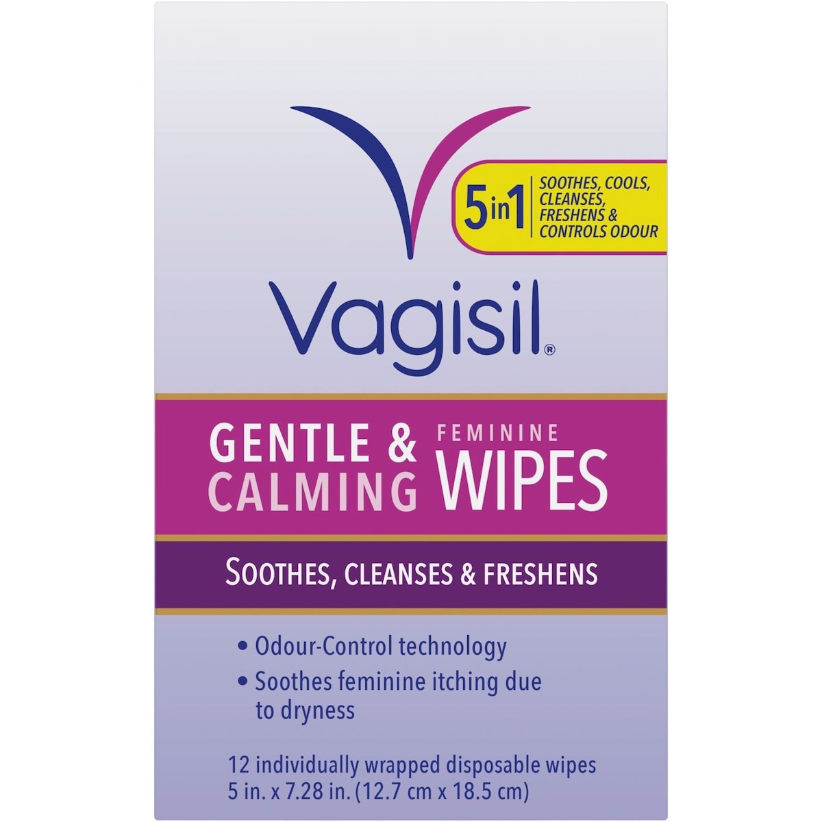Lingettes féminines douces et apaisantes Vagisil®